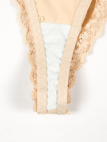 Full Size Lace Detail Shaping Shorts Fitggins
