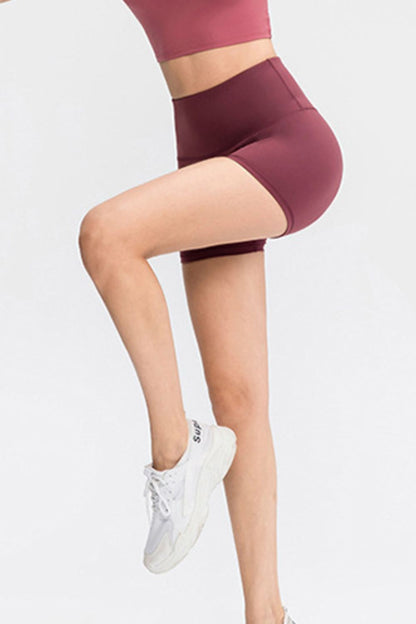 Wide Waistband Sports Shorts Fitggins