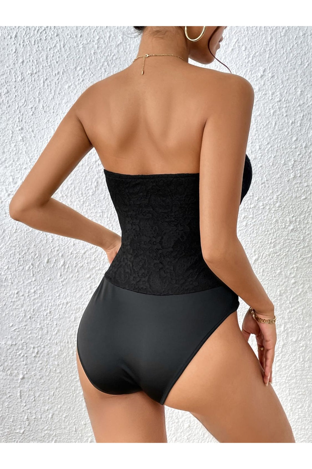 Strapless Sweetheart Neck Bodysuit - Bodysuits - FITGGINS