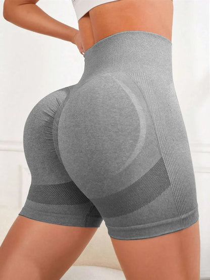 High Waist Active Shorts Fitggins