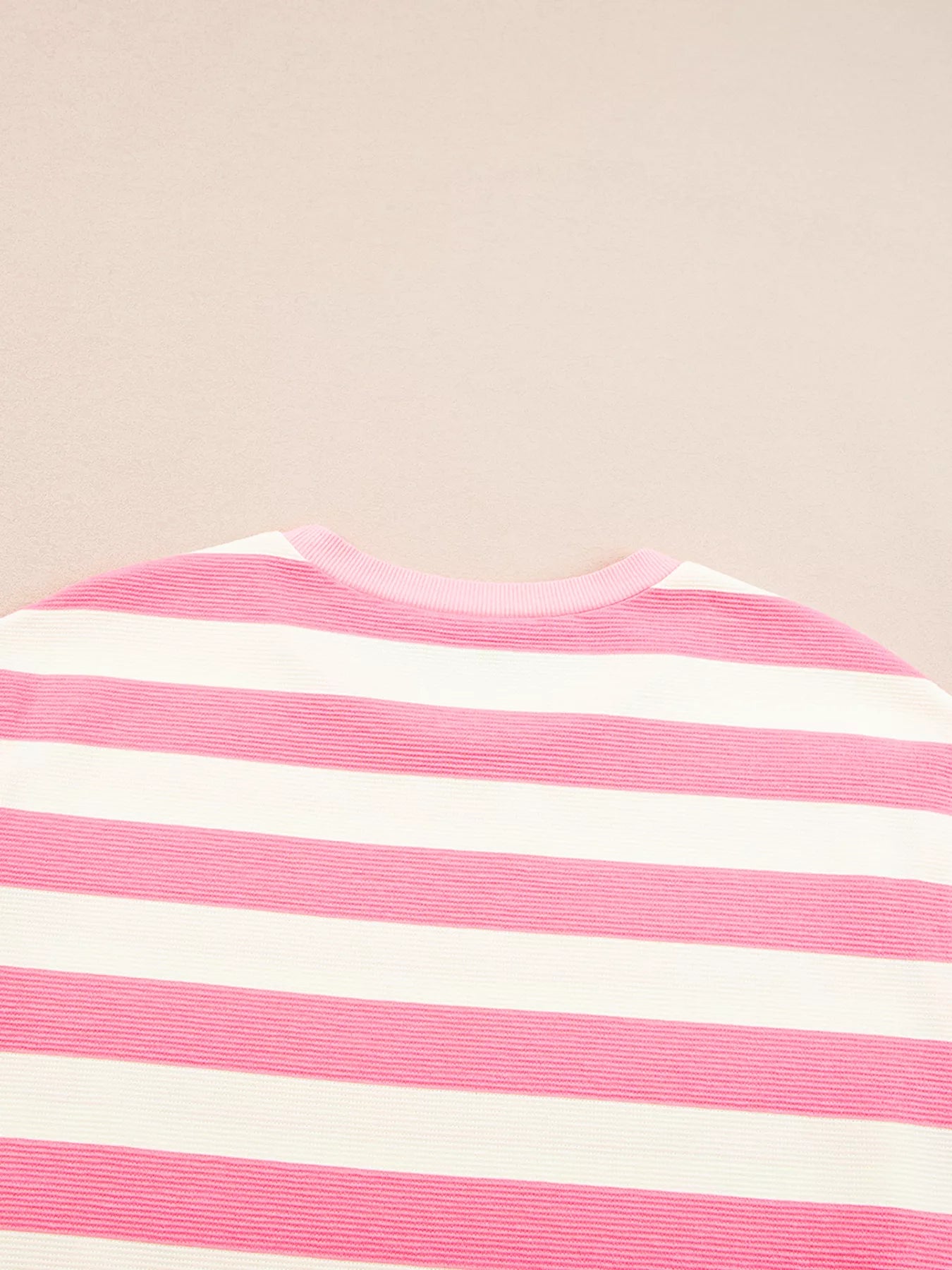 Stripe Cap Sleeve Pocketed Shift Dress Fitggins