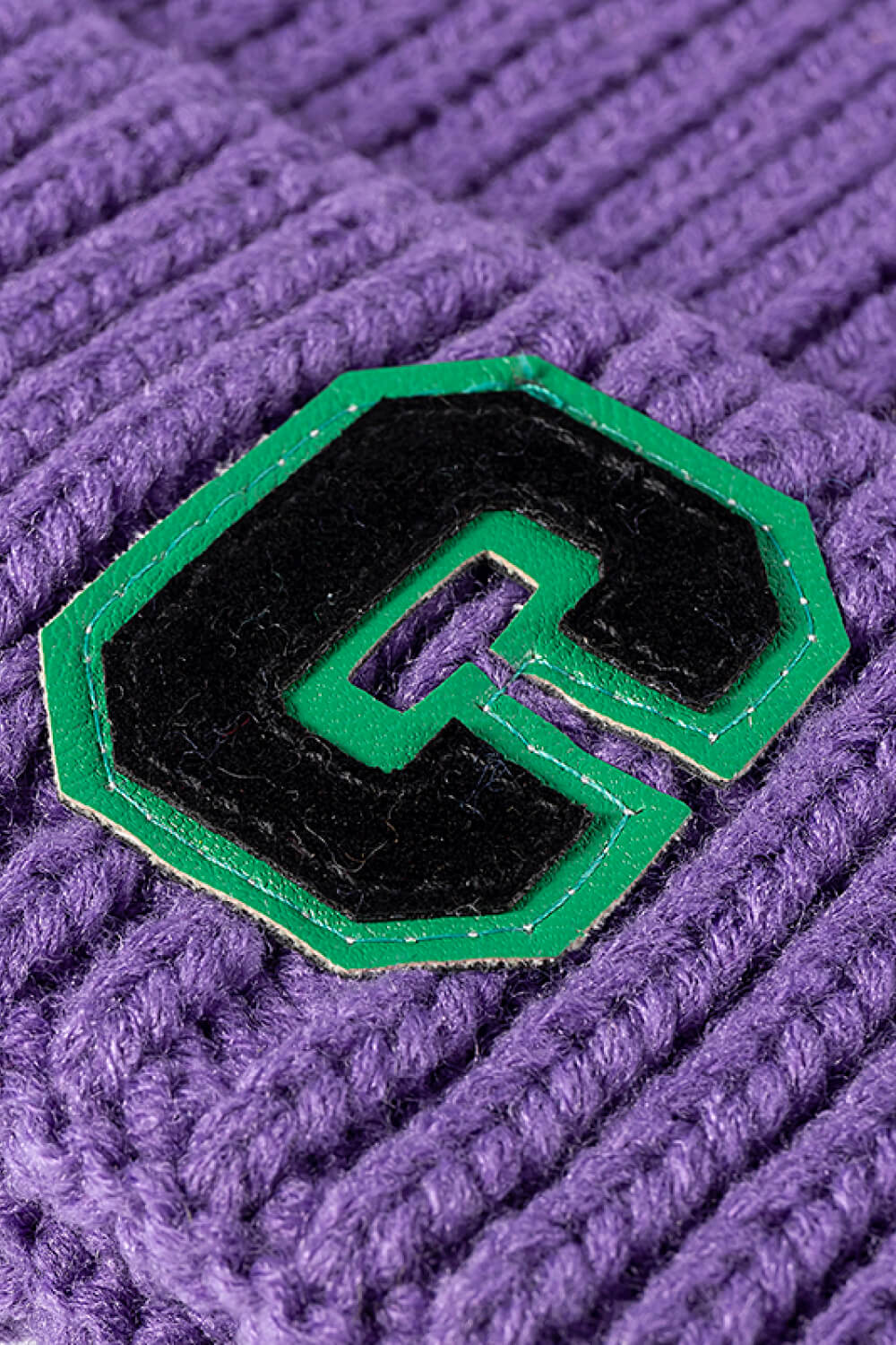 Letter C Patch Cuffed Beanie - Hats - FITGGINS