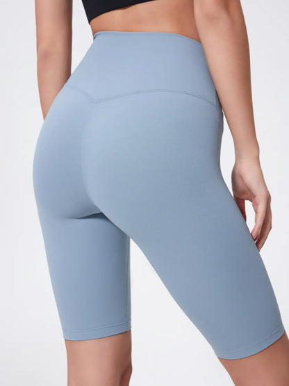 Millennia High Rise Wide Waistband Active Shorts Fitggins