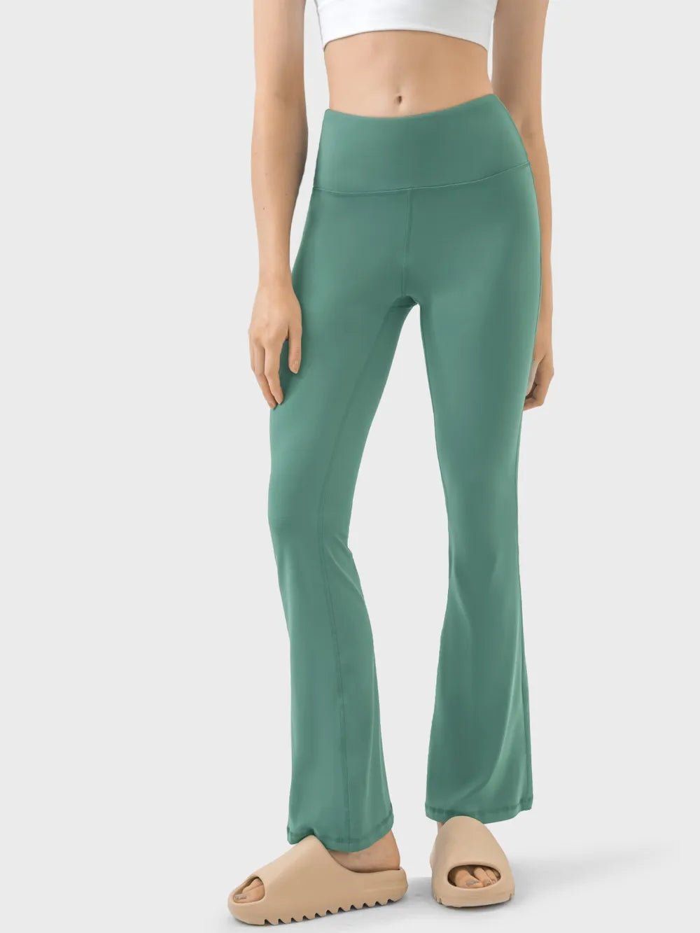 Millennia High Waist Active Pants Turquoise Fitggins
