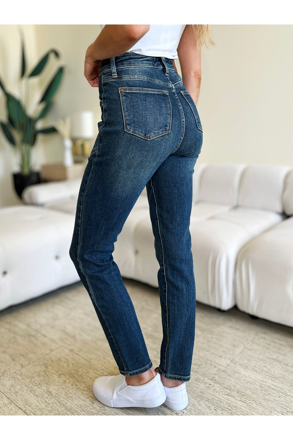 Judy Blue Full Size High Waist Skinny Jeans - Jeans - FITGGINS