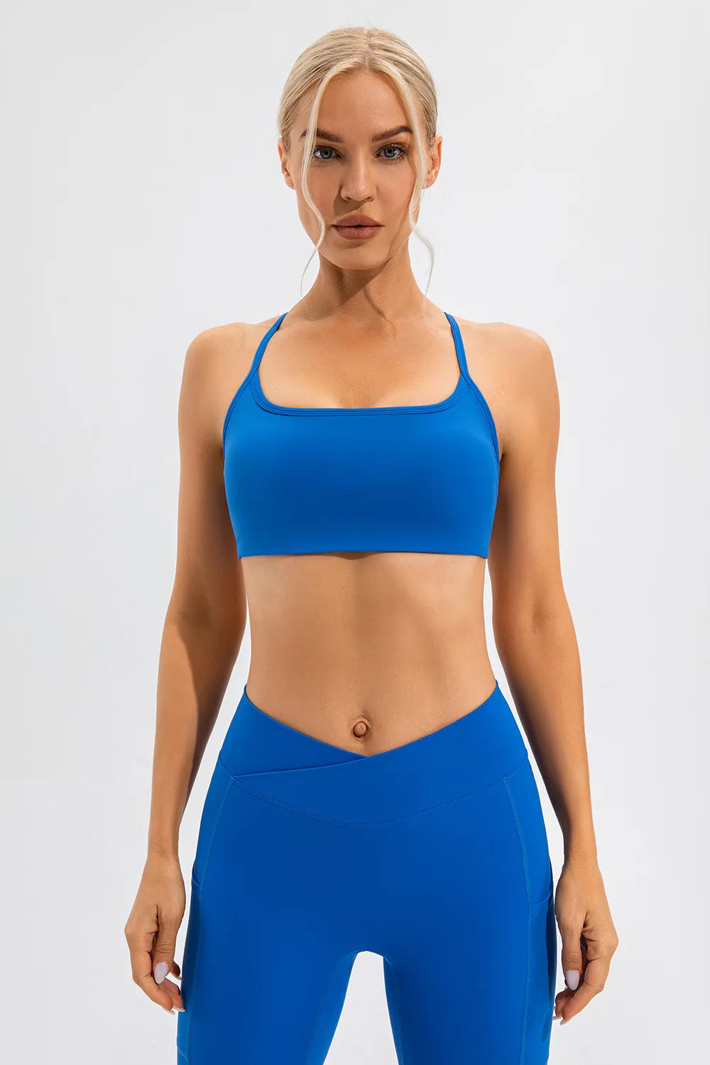Crisscross Spaghetti Strap Active Cami Fitggins