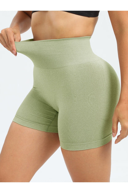 High Waist Active Shorts - Short Leggings - FITGGINS