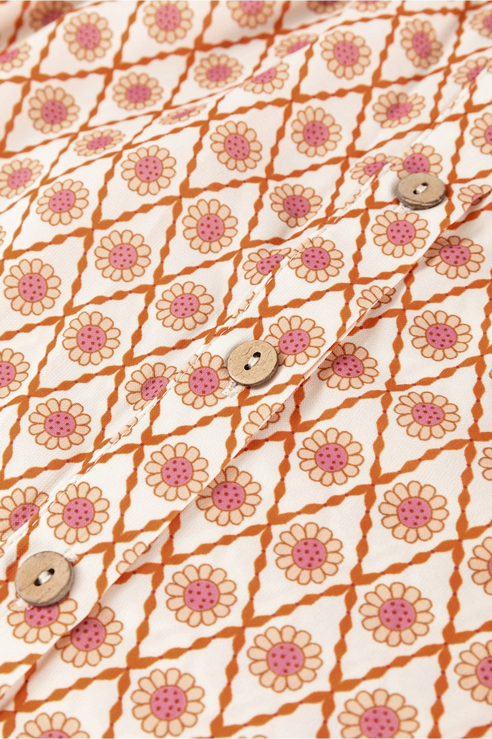 Stylish Printed Long Sleeve Button Down Shirt Fitggins