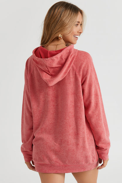 Long Sleeve Front Pocket Hoodie Fitggins