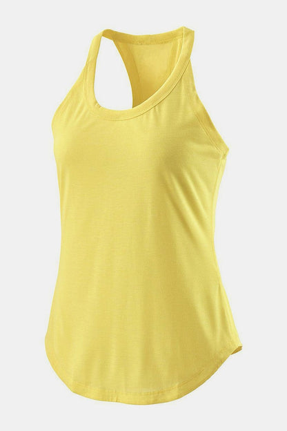 Scoop Neck Active Tank - Crop Tops & Tank Tops - FITGGINS