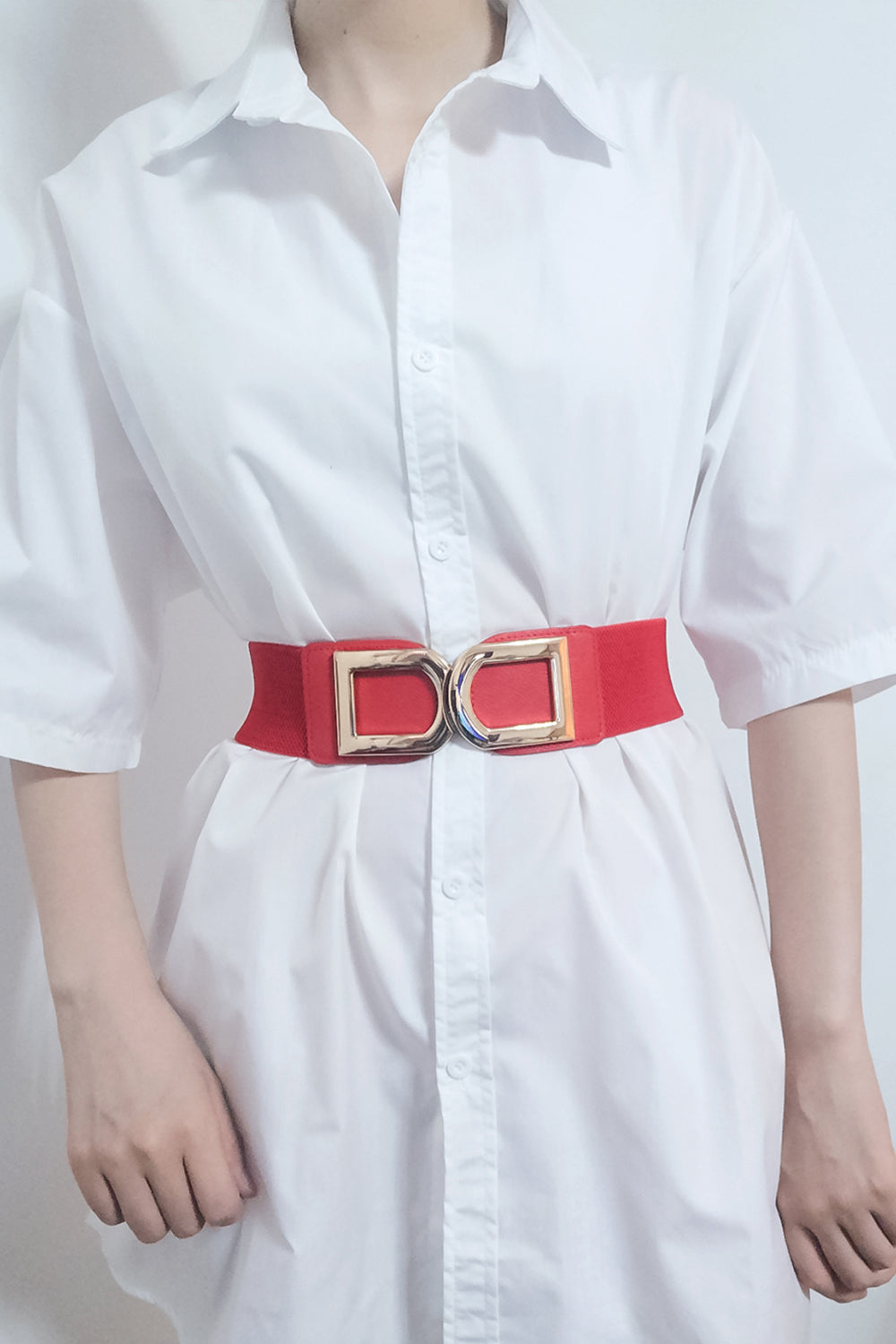 Double D Buckle PU Belt - Belt - FITGGINS