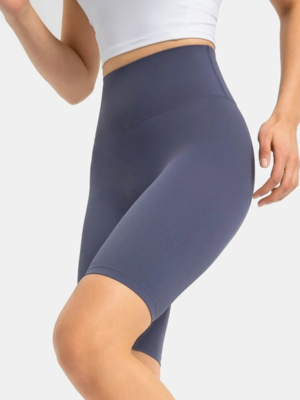 Millennia High Rise Wide Waistband Active Shorts Fitggins