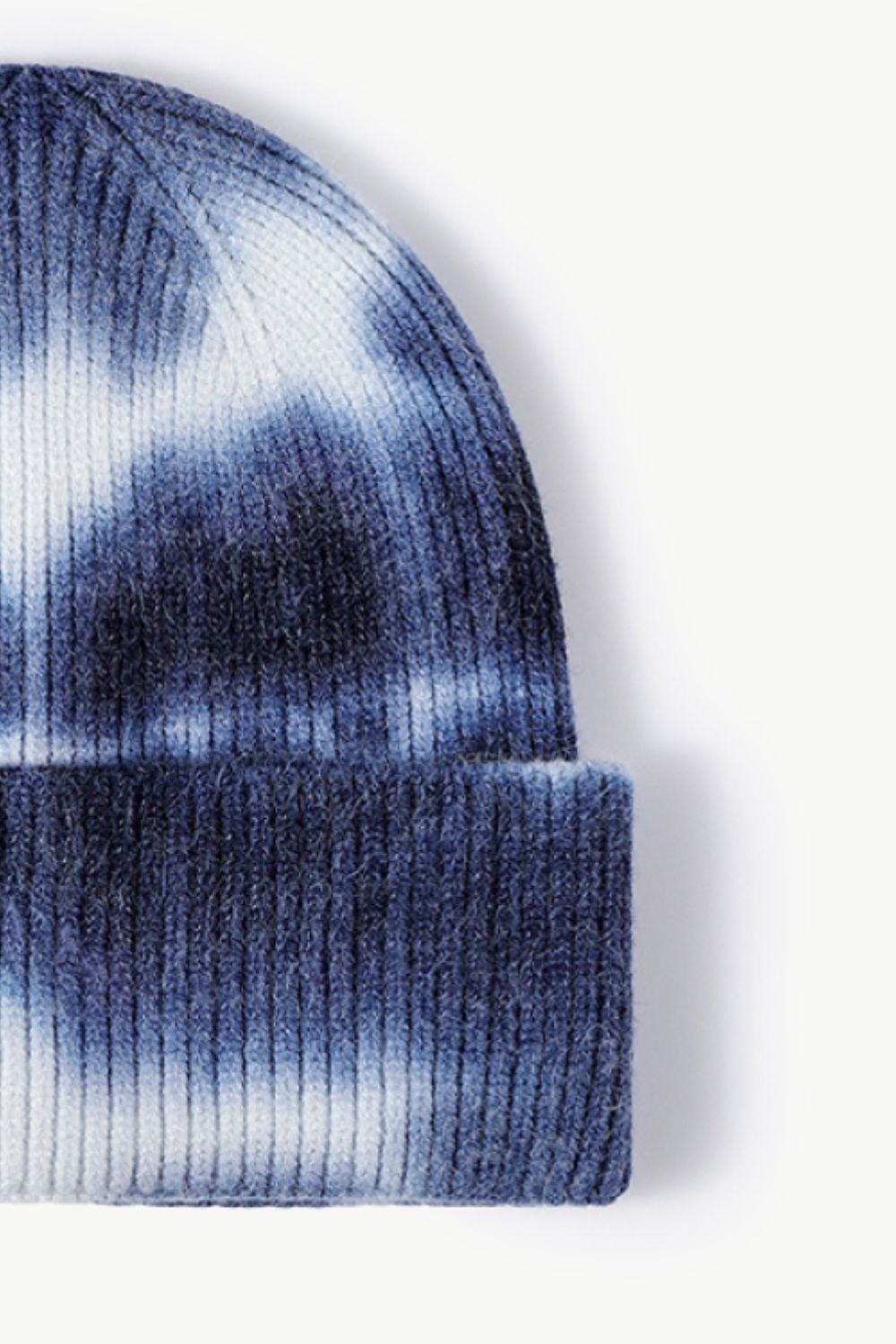 Tie-Dye Cuffed Knit Beanie - Hats - FITGGINS