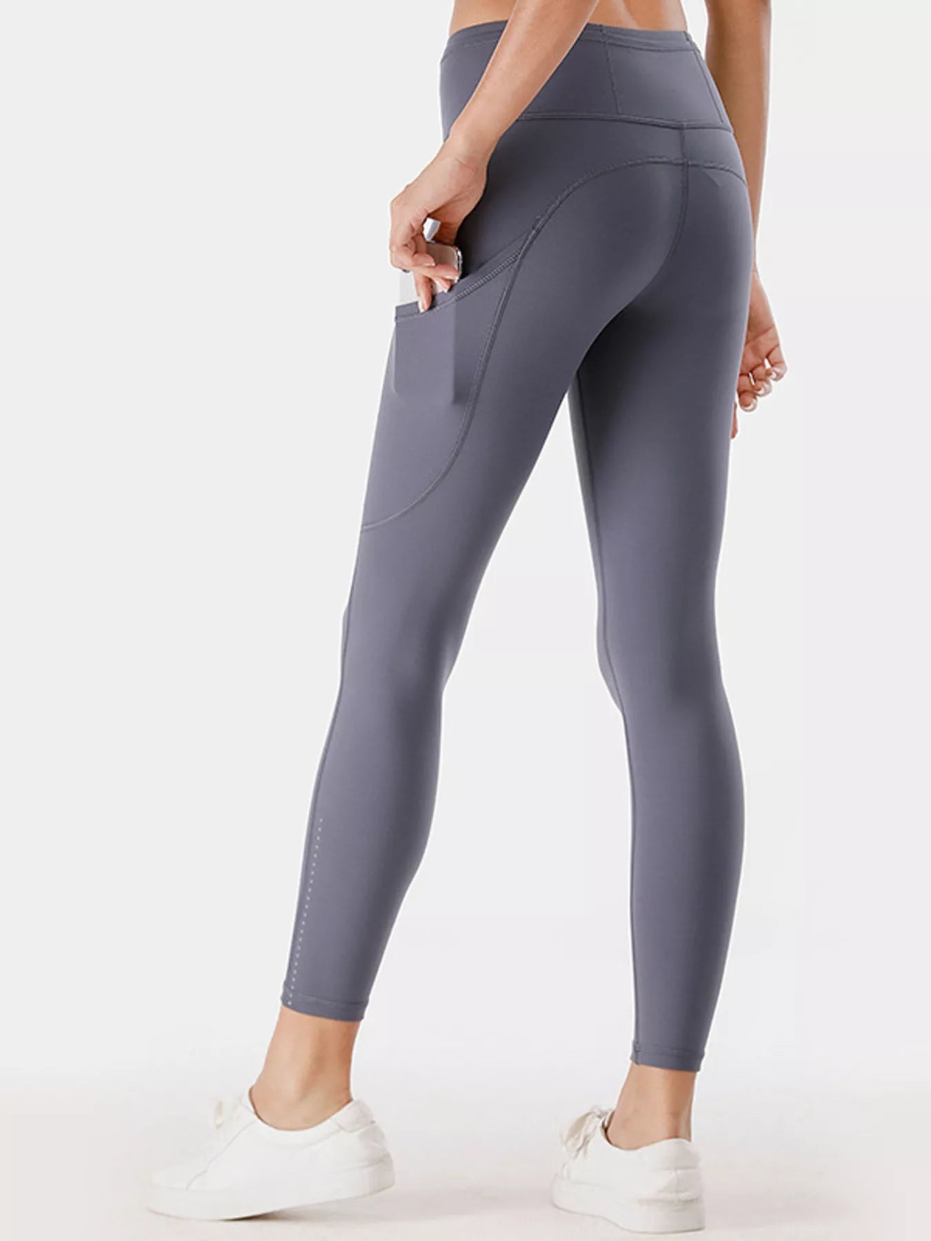Full Size High-Waisted Active Leggings with Pockets Plus Size Fitggins