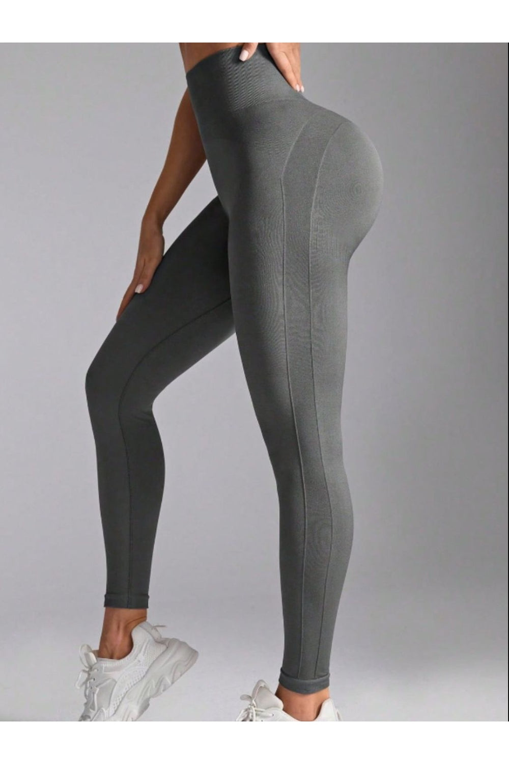 High Waist Active Leggings - Leggings - FITGGINS