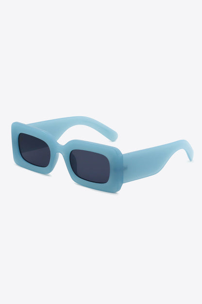 Polycarbonate Frame Rectangle Sunglasses - Sunglasses - FITGGINS