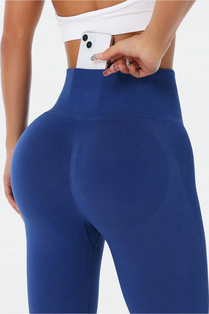 High Waist Active Leggings - Leggings - FITGGINS