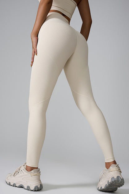 High Waist Active Leggings - Leggings - FITGGINS