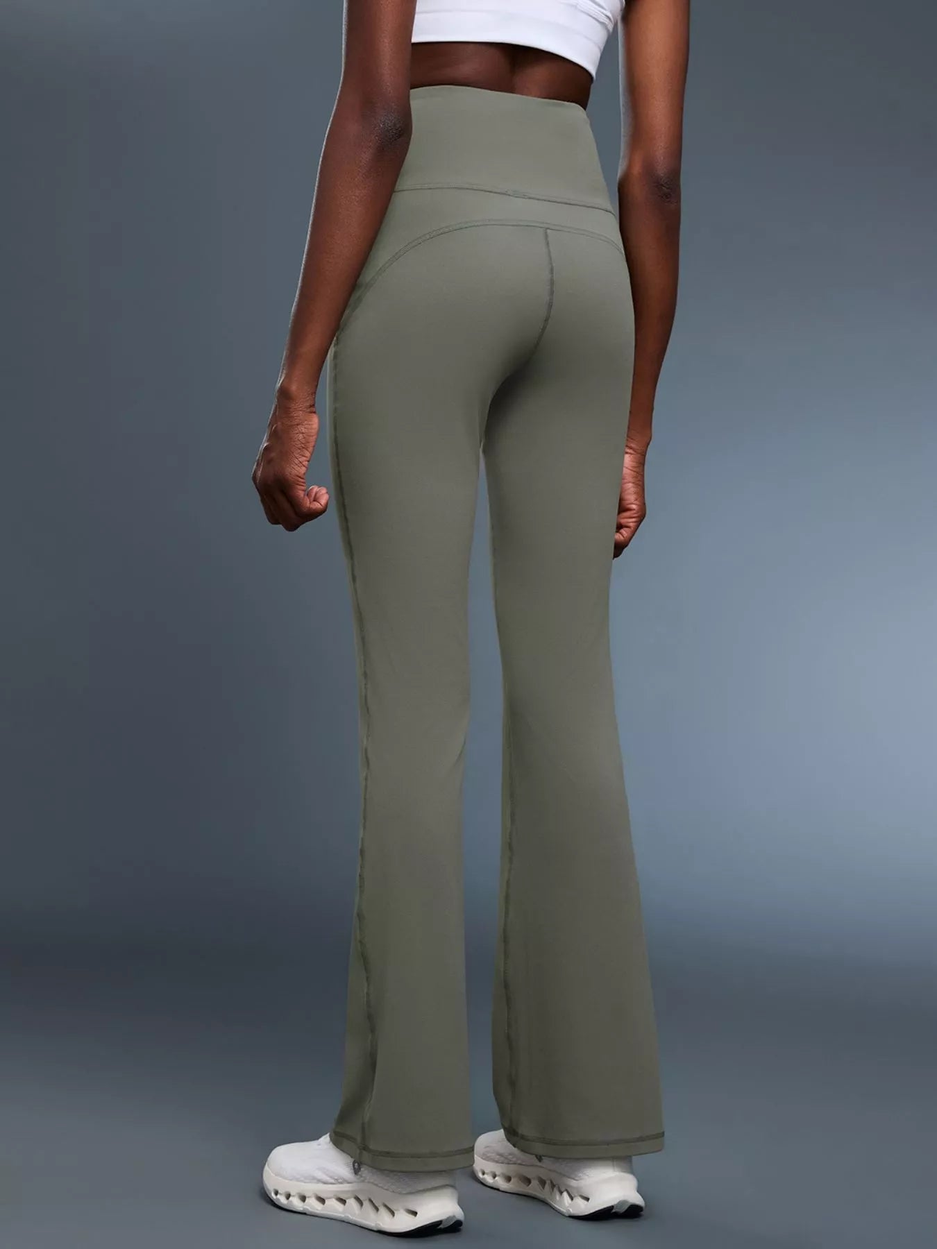 High-Waisted Flare Active Pants Fitggins