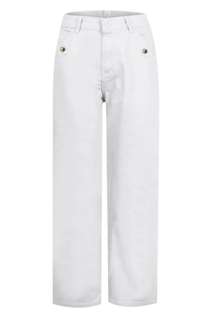 High Waist Jeans with Pockets Fitggins