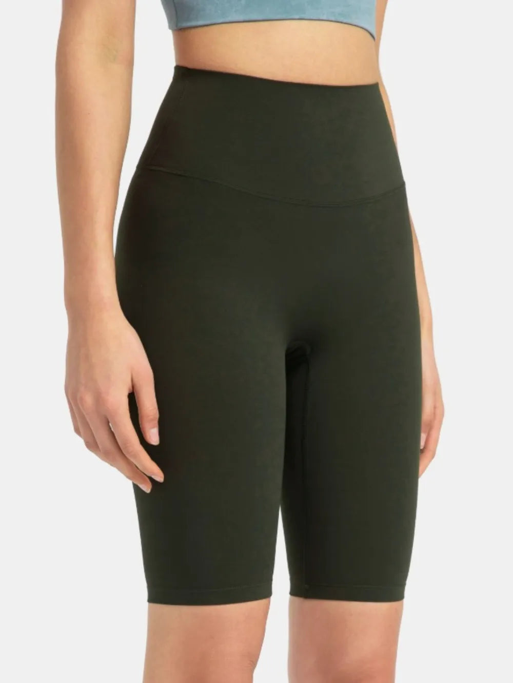 Millennia High Rise Wide Waistband Active Shorts Fitggins