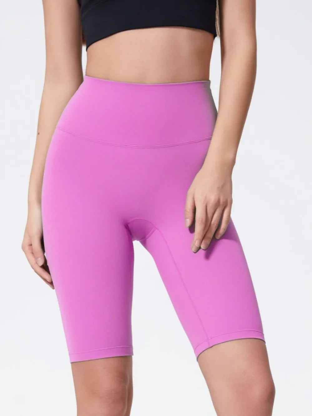 Millennia High Rise Wide Waistband Active Shorts Fitggins