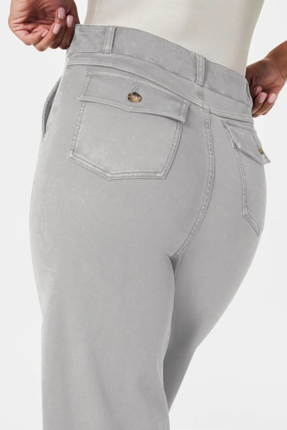 High Waist Jeans with Pockets Fitggins