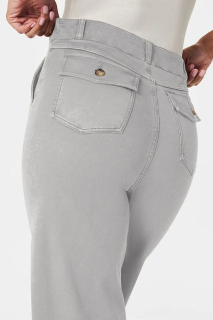 High Waist Jeans with Pockets Fitggins