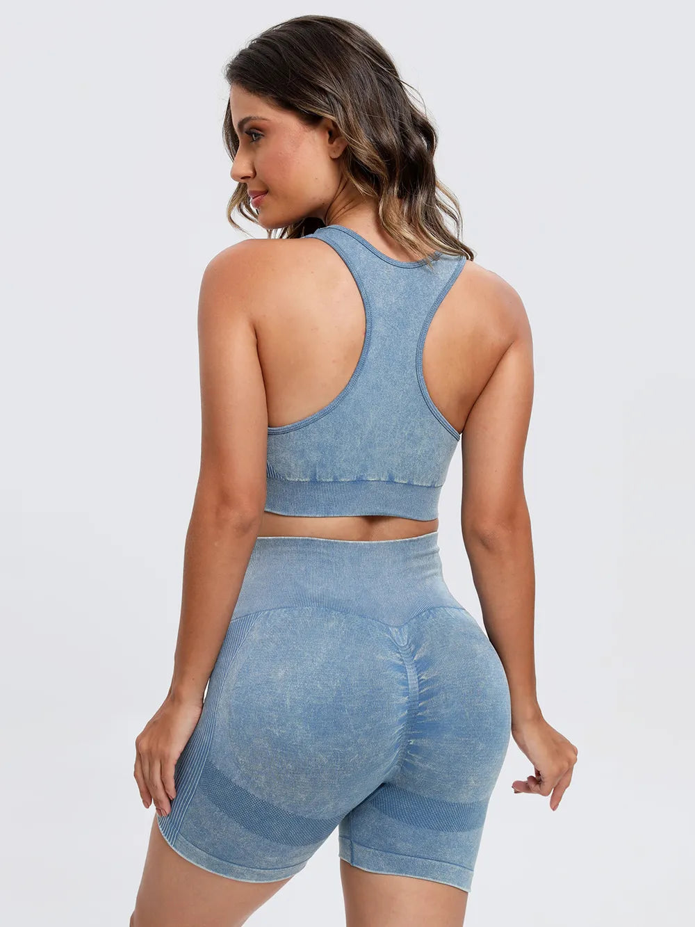 Scoop Neck Wide Strap Top and Shorts Active Set Fitggins