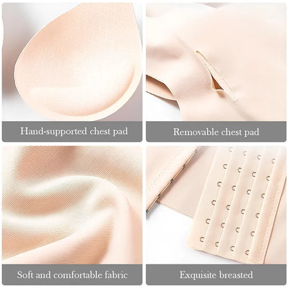 Basic Bae Scoop Neck Shapewear Tank with Removable Paddings Fitggins