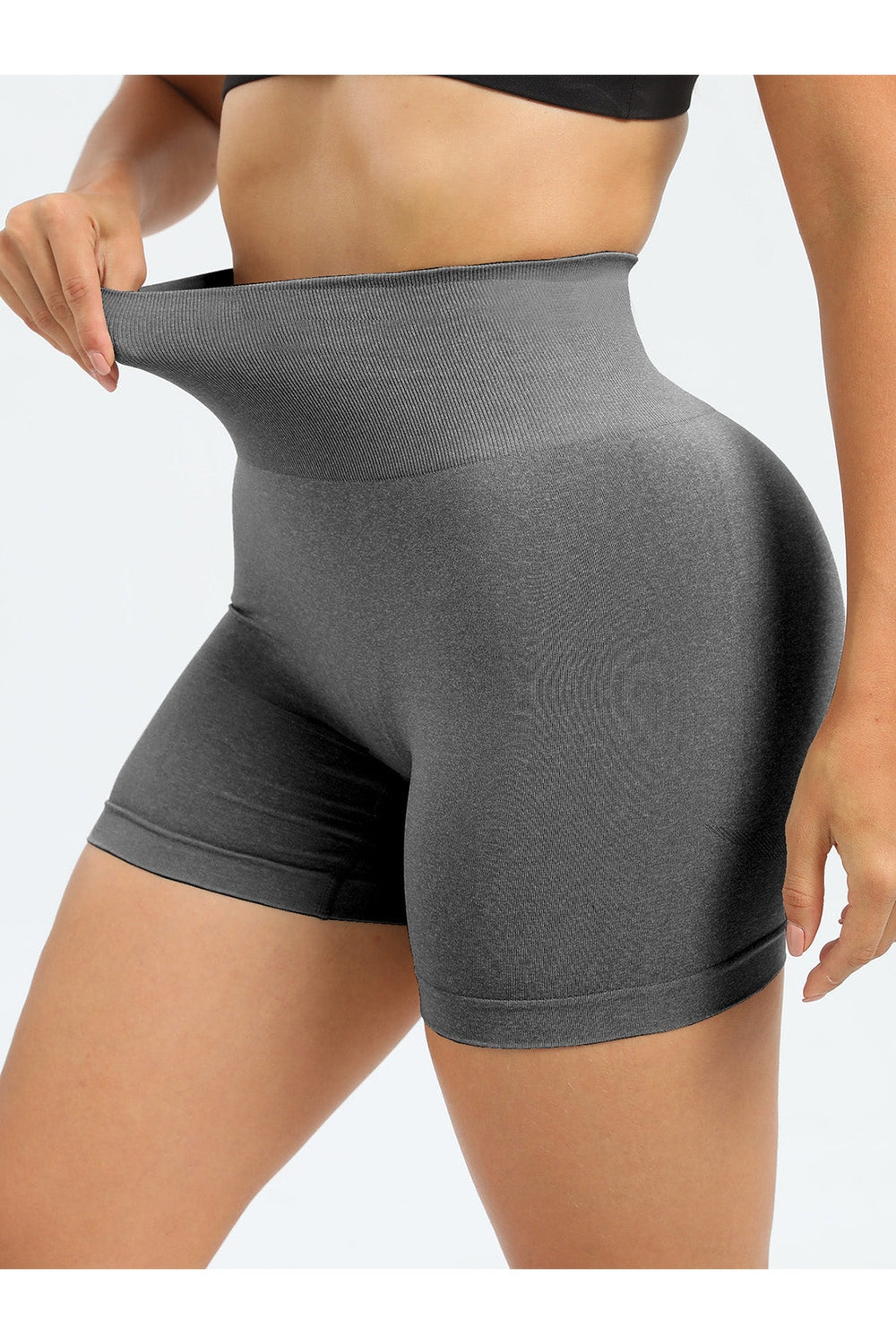 High Waist Active Shorts - Short Leggings - FITGGINS