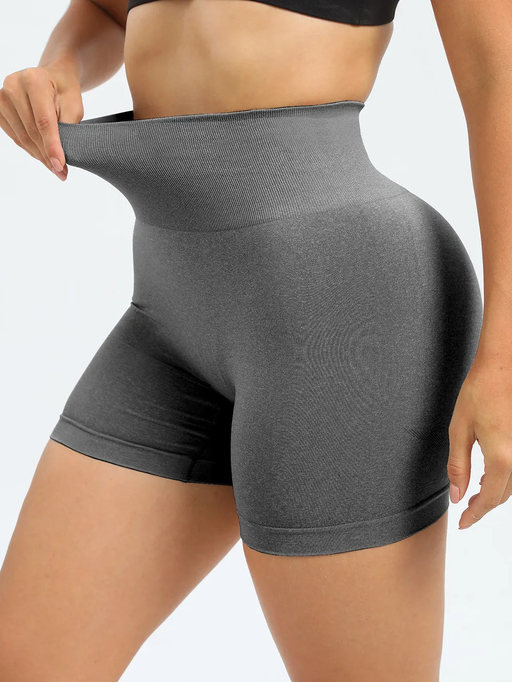 High Waist Active Shorts Fitggins