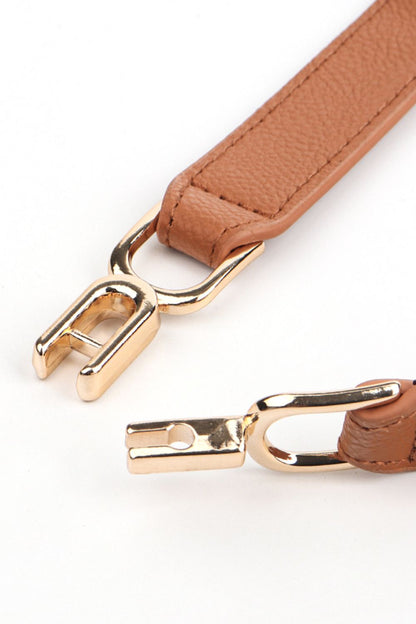 Alloy Buckle Elastic Belt - Belt - FITGGINS