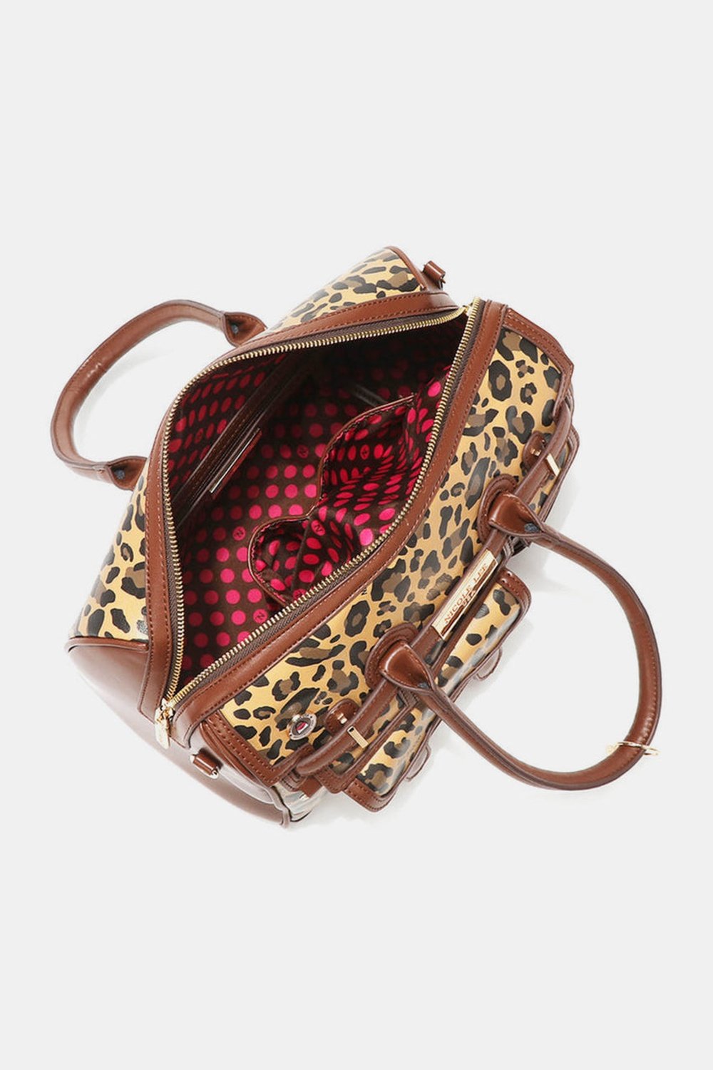 Nicole Lee USA Leopard Boston Bag - Handbag - FITGGINS