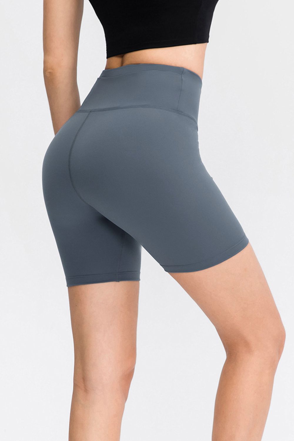 Wide Waistband Sports Shorts Fitggins