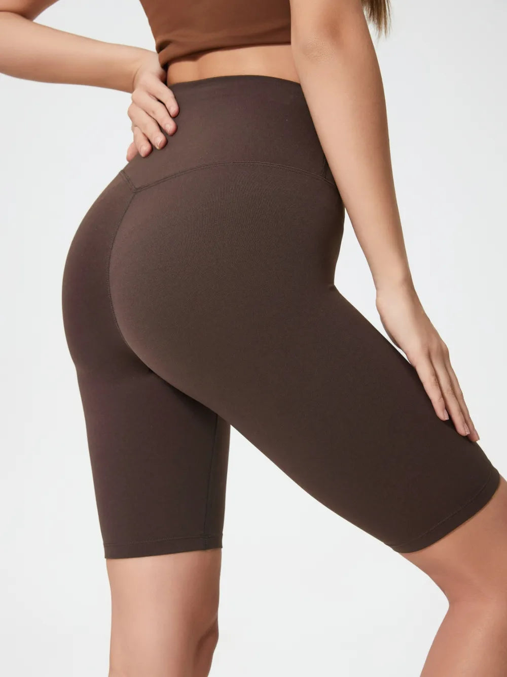Millennia High Rise Wide Waistband Active Shorts Fitggins