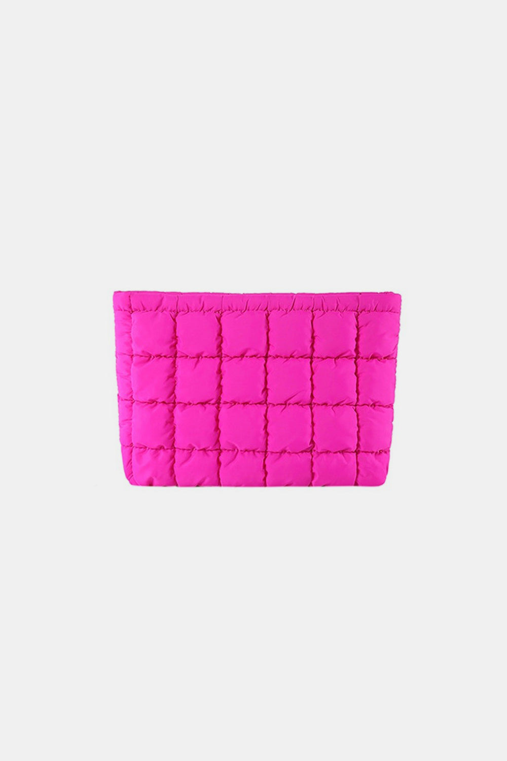 Zenana Quilted Puffy Pouch Clutch Bag - Handbag - FITGGINS