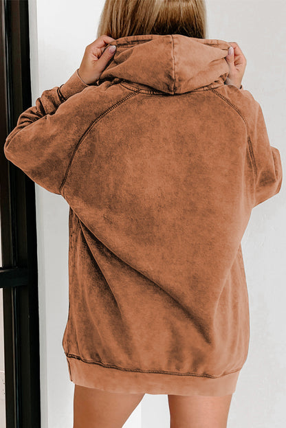 Long Sleeve Front Pocket Hoodie Fitggins