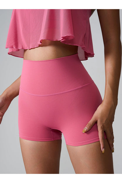 High Waist Active Shorts - Short Leggings - FITGGINS