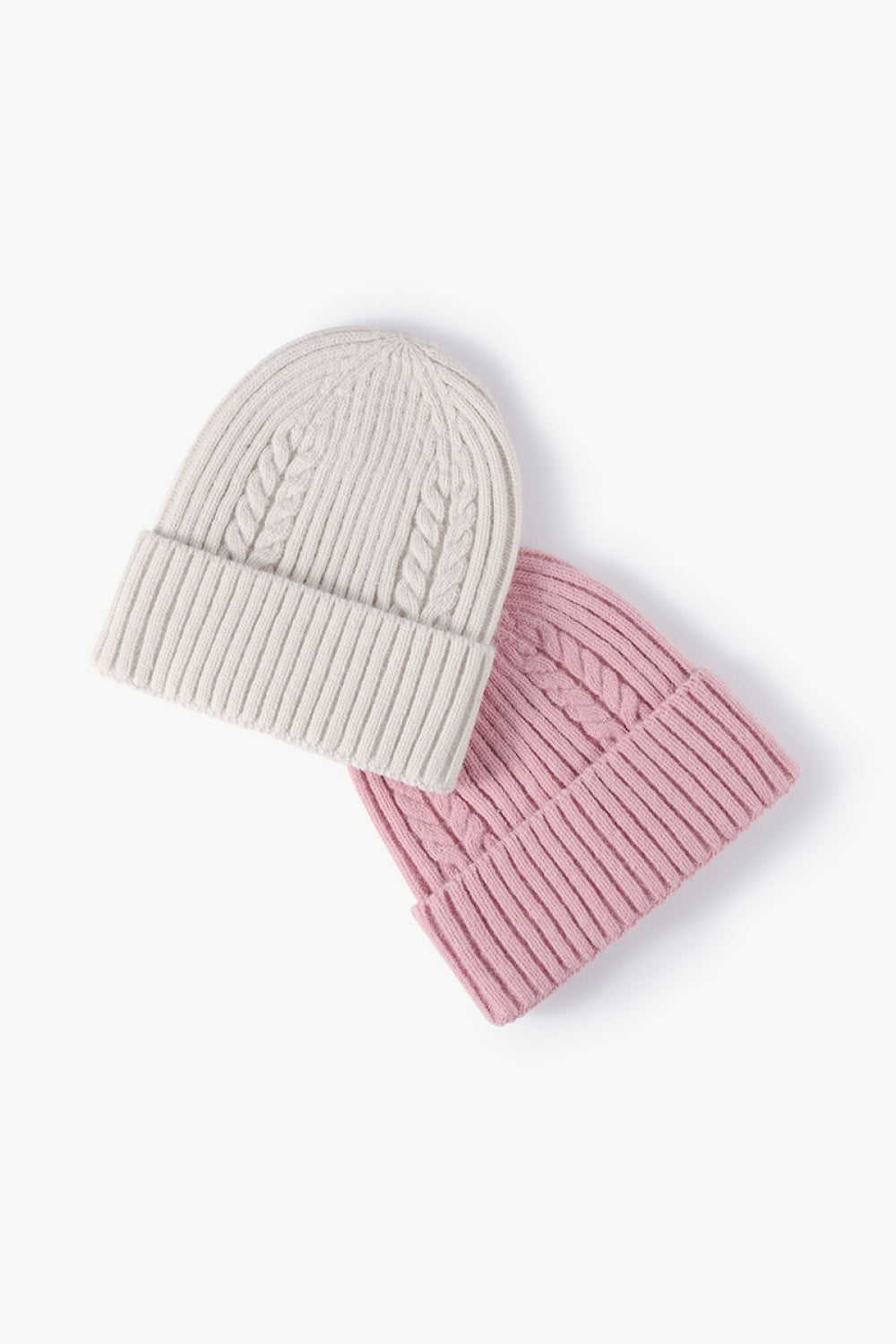 Cable-Knit Cuff Beanie - Hats - FITGGINS