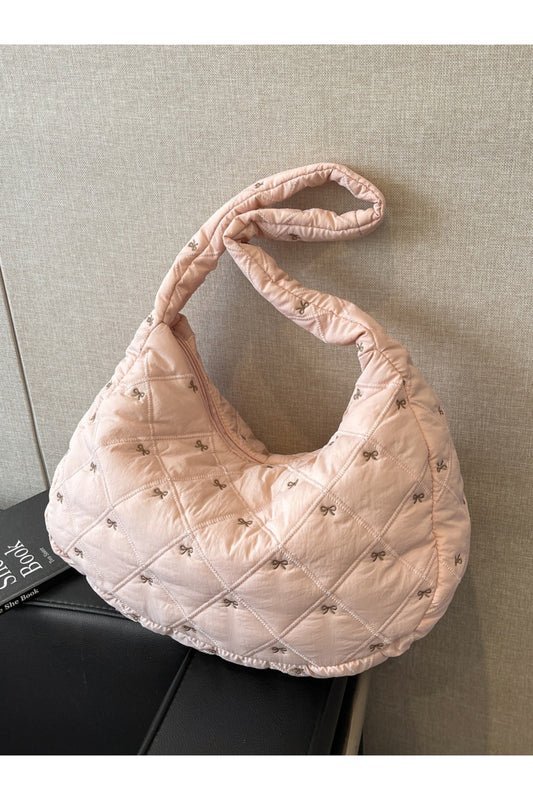 Bow Polyester Shoulder Bag - Handbag - FITGGINS