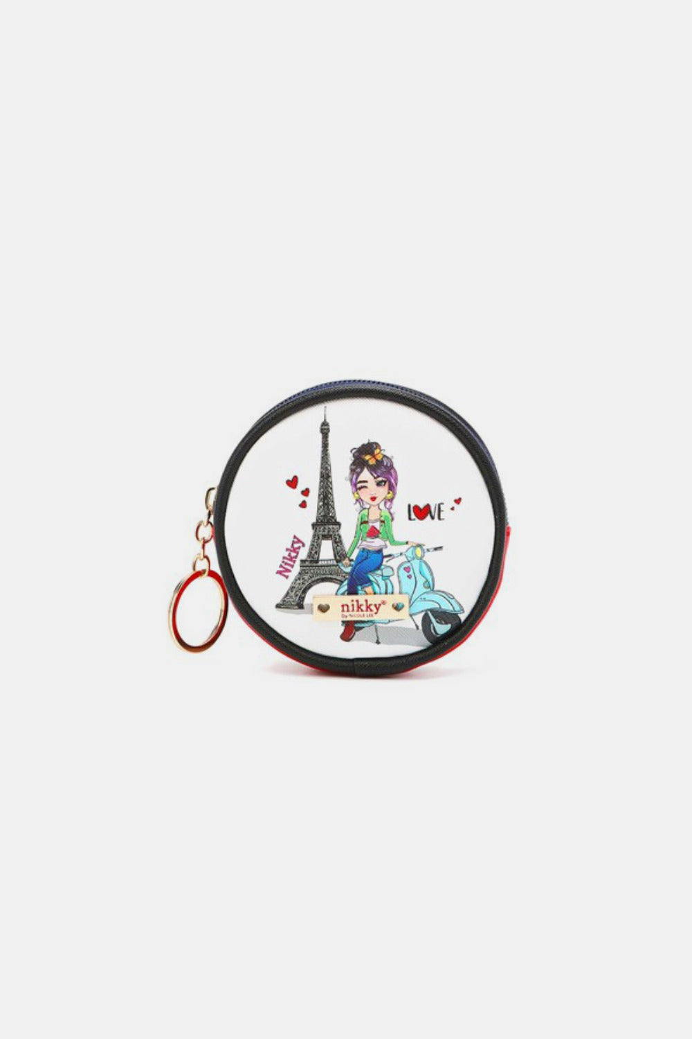 Nicole Lee USA Keychain Round Coin Purse - Handbag - FITGGINS