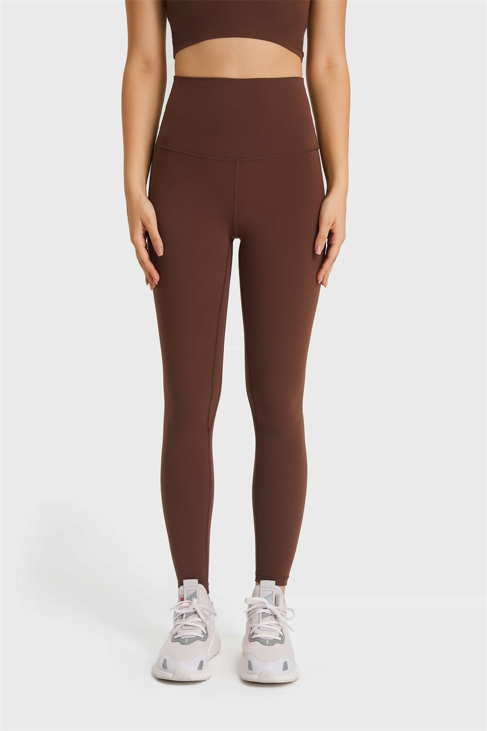Millennia Ultra Soft High Waist Leggings Coffee Fitggins