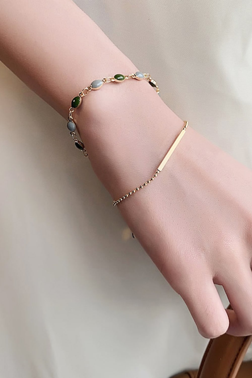 Alloy Double-Layered Bracelet - Bracelets - FITGGINS