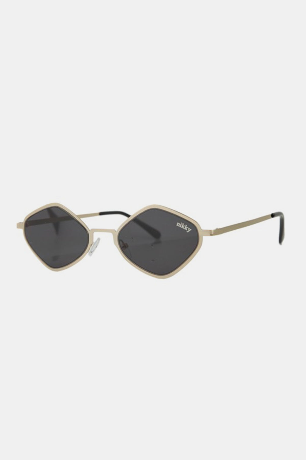 Nicole Lee USA Metal Frame Geometric Sunglasses - Sunglasses - FITGGINS