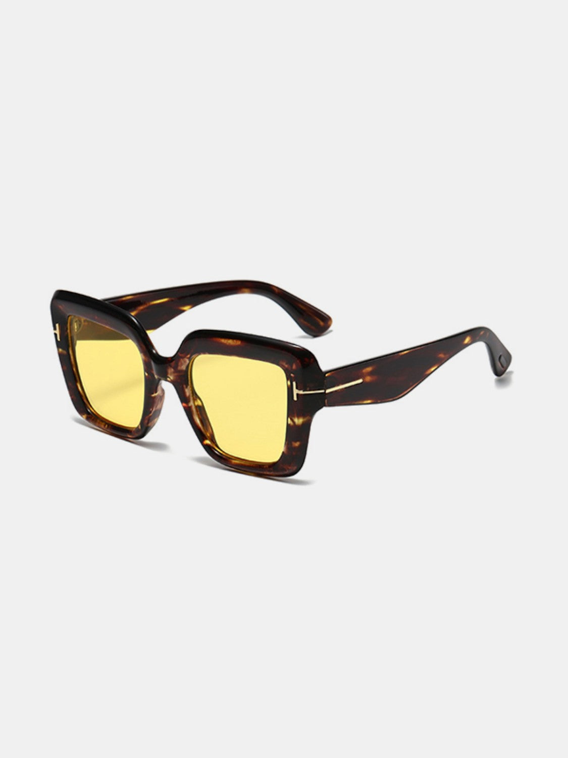 Polycarbonate Frame Square Sunglasses - Sunglasses - FITGGINS