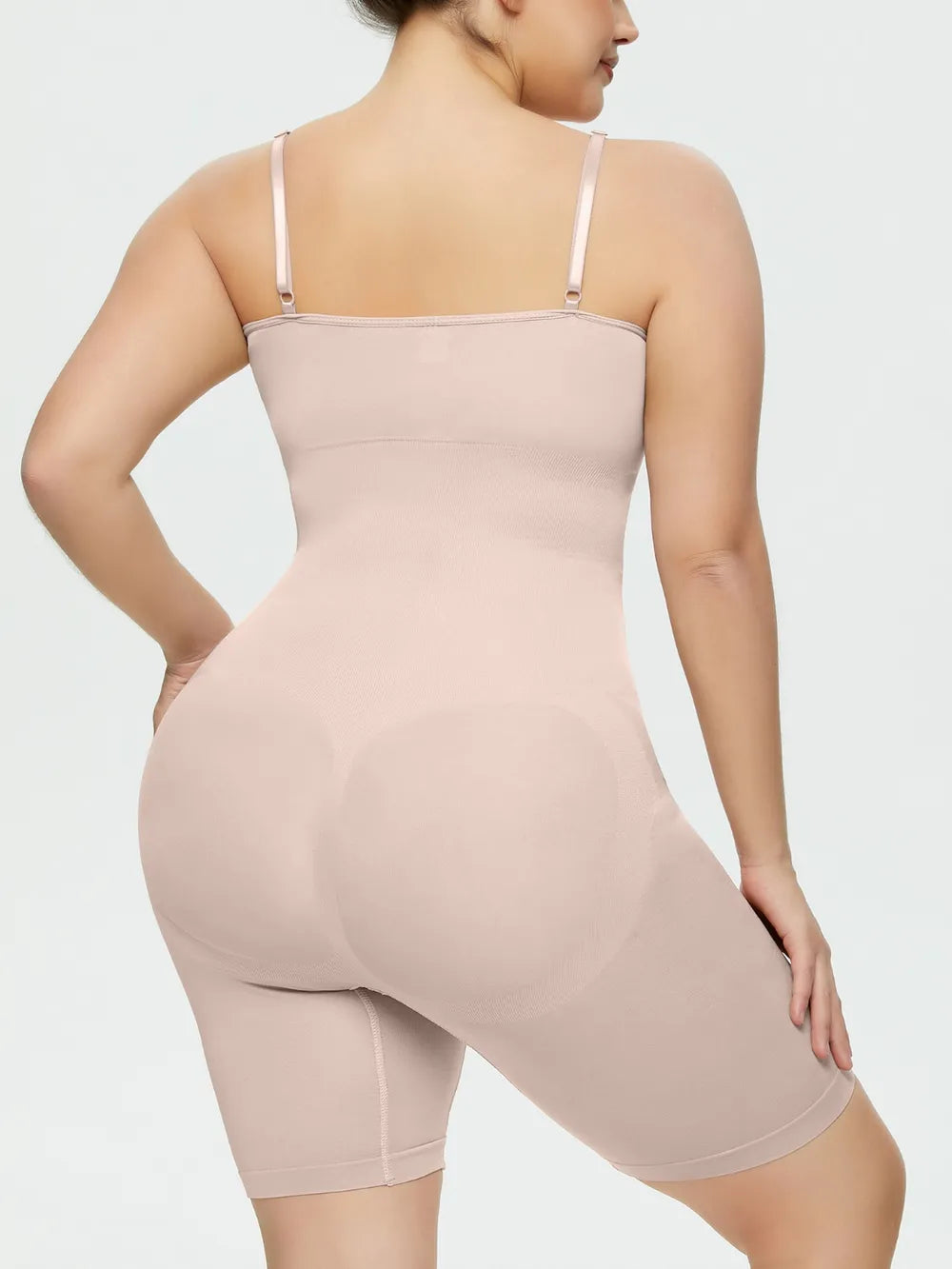 Full Size Spaghetti Strap Shaping Romper Fitggins
