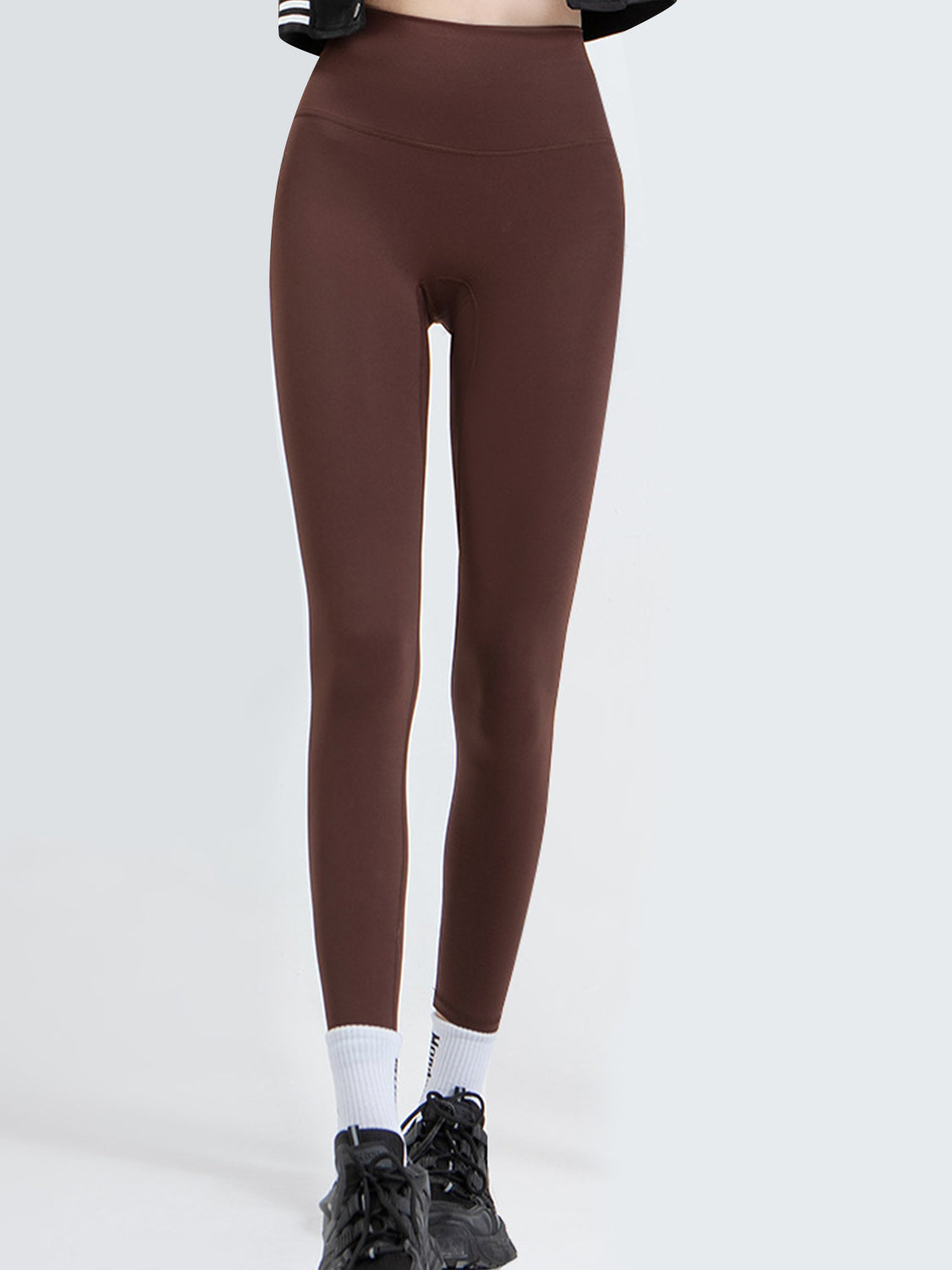 Wide Waistband Sports Leggings Fitggins