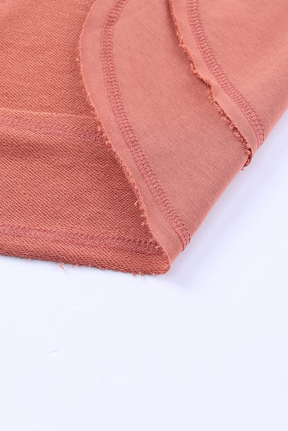 Side Slit Drop Shoulder Sweatshirt Fitggins