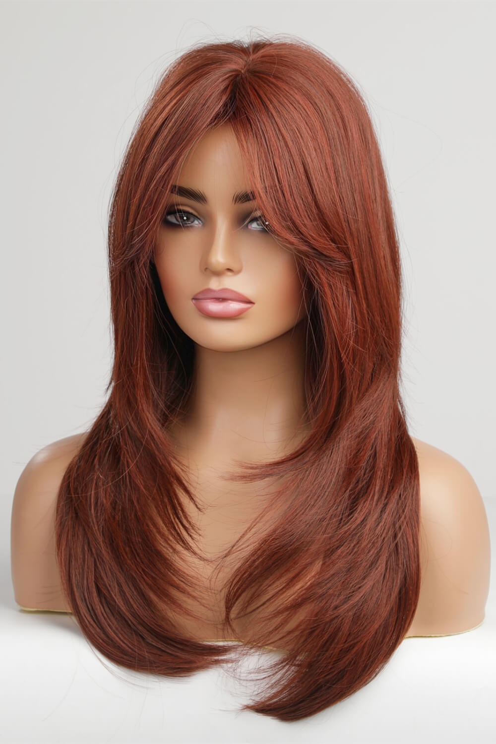 Mid-Length Wave Synthetic Wigs 20'' - Hair - FITGGINS